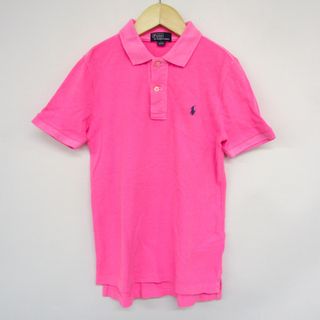 ポロバイラルフローレン 半袖ポロシャツ 鹿の子 キッズ 男の子用 7サイズ ピンク Polo by Ralph Lauren(Tシャツ/カットソー)