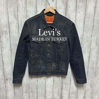 リーバイス(Levi's)のLevi's ダメージユーズド加工デニムジャケット！雰囲気◎ トルコ製！ (Gジャン/デニムジャケット)