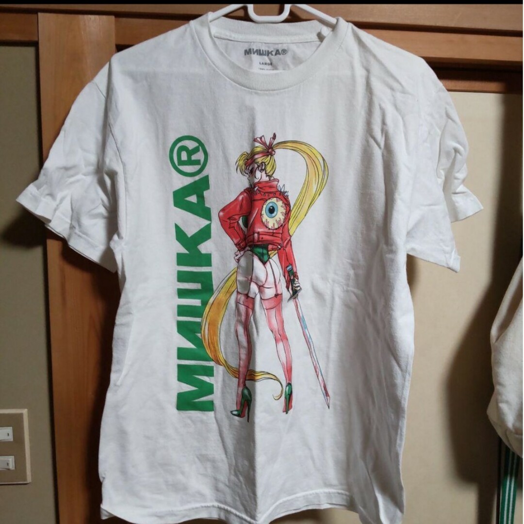 MISHKA(ミシカ)のMISHKA SAMURAI KEEP WATCH Tシャツ Lサイズ メンズのトップス(Tシャツ/カットソー(半袖/袖なし))の商品写真