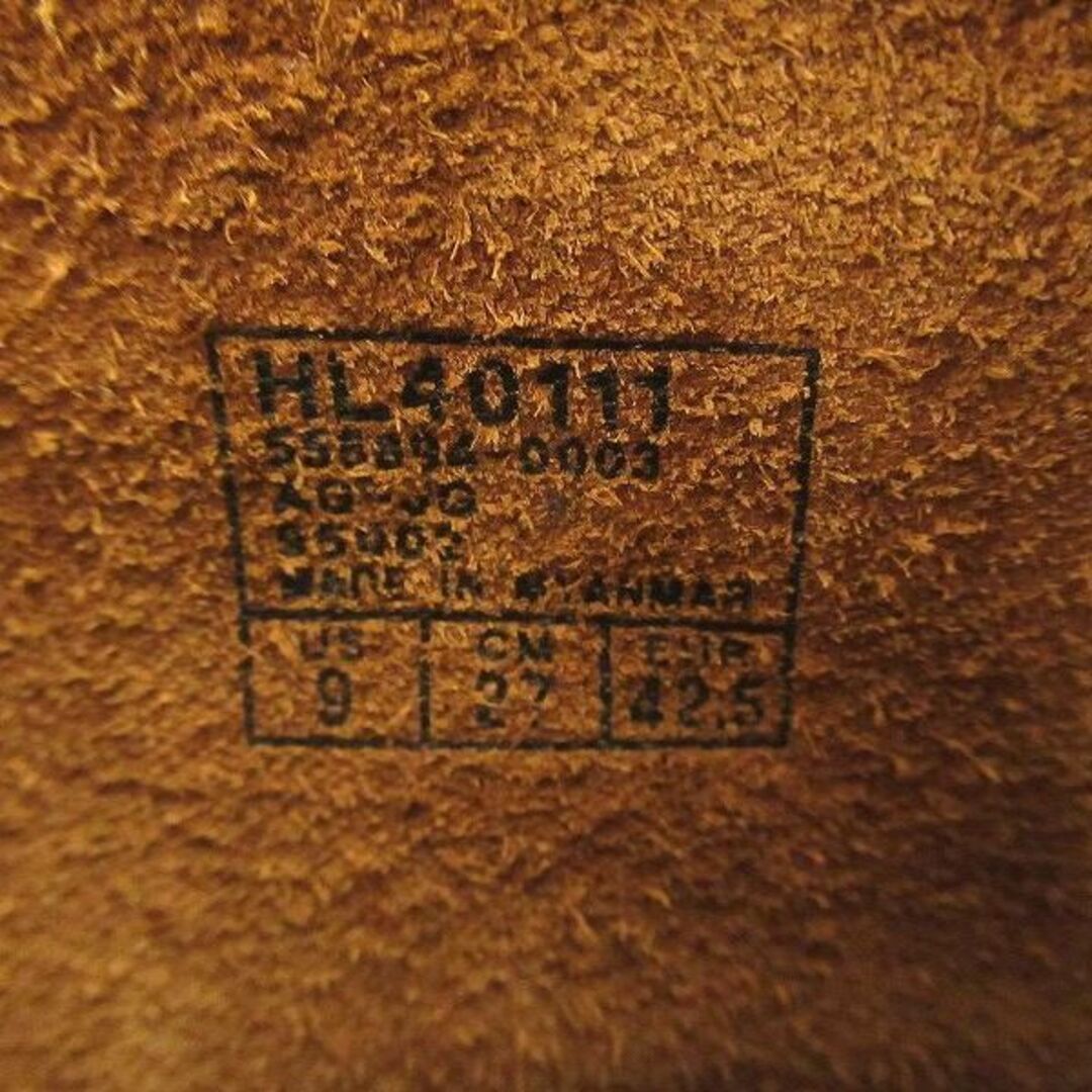 HAWKINS(ホーキンス)の専用　ホーキンス HL40111 天然皮革 ドレス ブーツ TAN 27.0 ② メンズの靴/シューズ(ブーツ)の商品写真