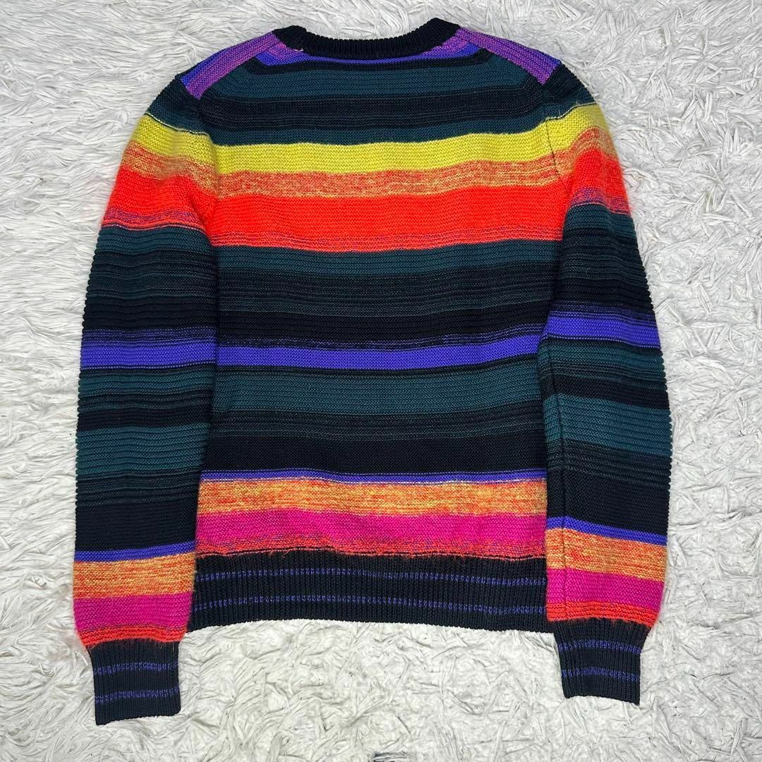 Paul Smith(ポールスミス)のポールスミス Paul smith  マルチカラー ボーダー モヘヤ ニット レディースのトップス(ニット/セーター)の商品写真