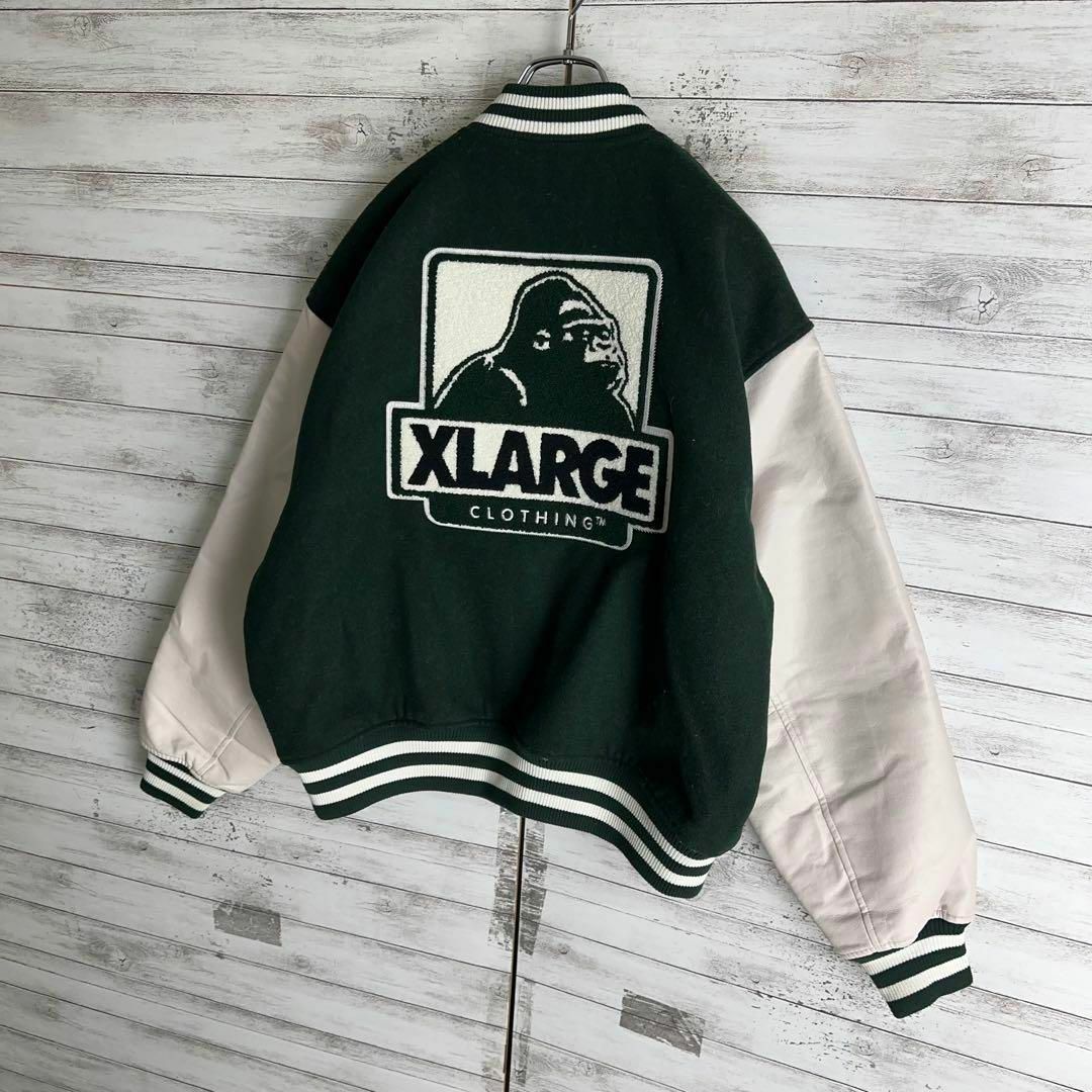 XLARGE(エクストララージ)の8432【即完売モデル】エクストララージ☆パイル地スタジャン　希少　美品 メンズのジャケット/アウター(スタジャン)の商品写真