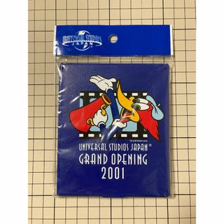 ユニバーサルスタジオジャパン(USJ)のUSJ「グランドオープニング」折りたたみミラー鏡 青ウッドペッカー(ミラー)