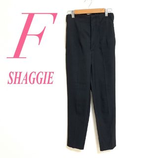 シャギー(SHAGGY)のシャギー Ｆ テーパードパンツ きれいめコーデ オフィスカジュアル ブラック(カジュアルパンツ)