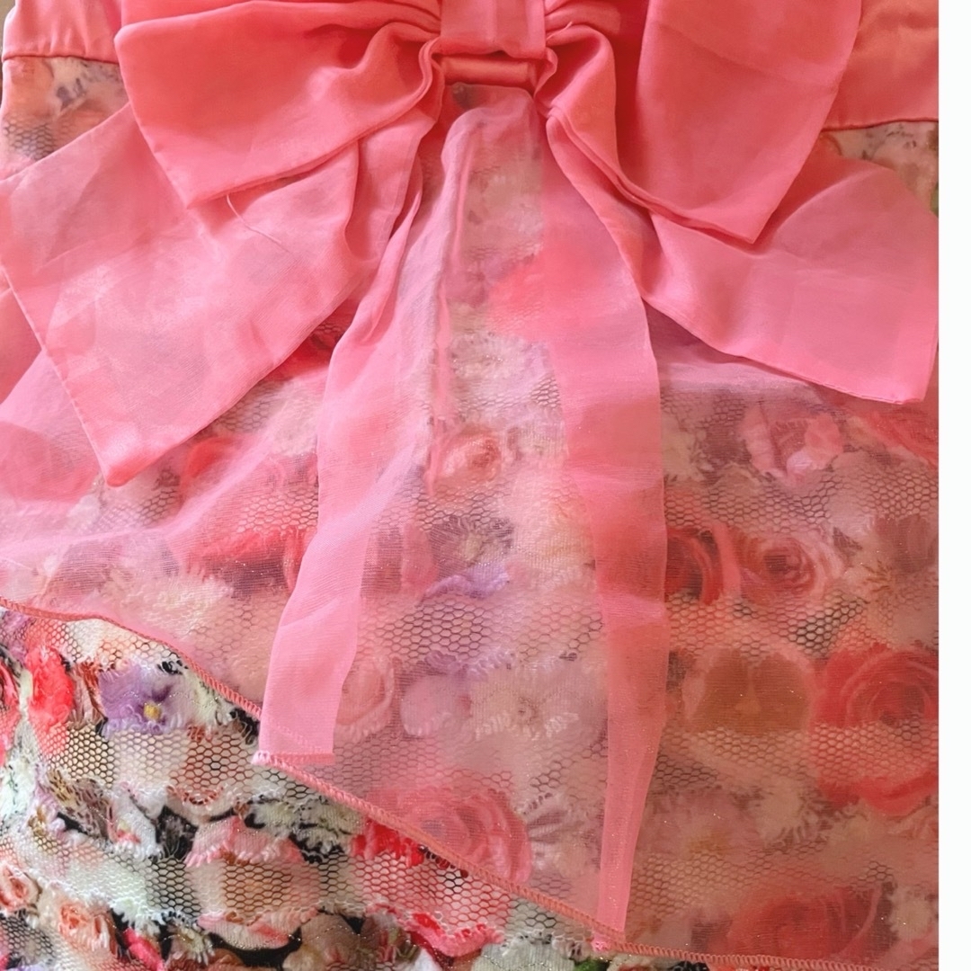 ⑥美品（試着のみ）　チューブトップワンピースドレス　M〜Ｌサイズ レディースのフォーマル/ドレス(ミニドレス)の商品写真