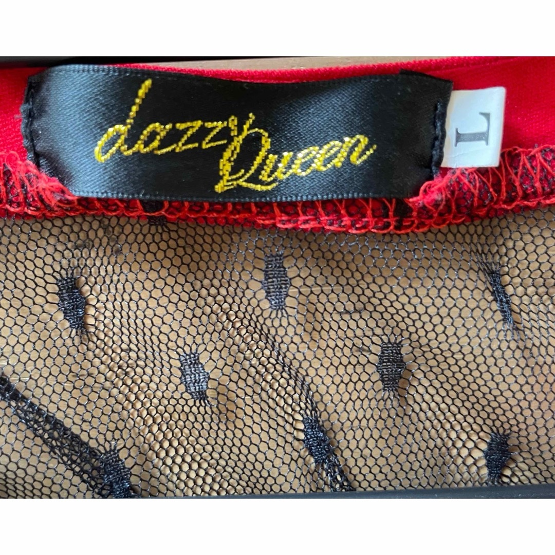 dazzy store(デイジーストア)の②新品　dazzy ワンピースドレス　レッド　Ｌサイズ レディースのワンピース(ミニワンピース)の商品写真