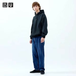 ユニクロ(UNIQLO)のユニクロユー　ユニクロU　リラックスフィットジーンズ ブルー　ウエスト29(デニム/ジーンズ)