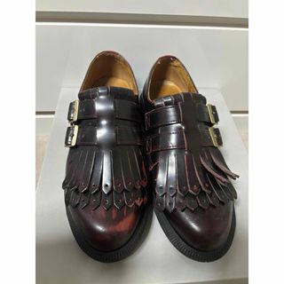 ドクターマーチン　Dr.Martens   革靴　赤茶(ローファー/革靴)