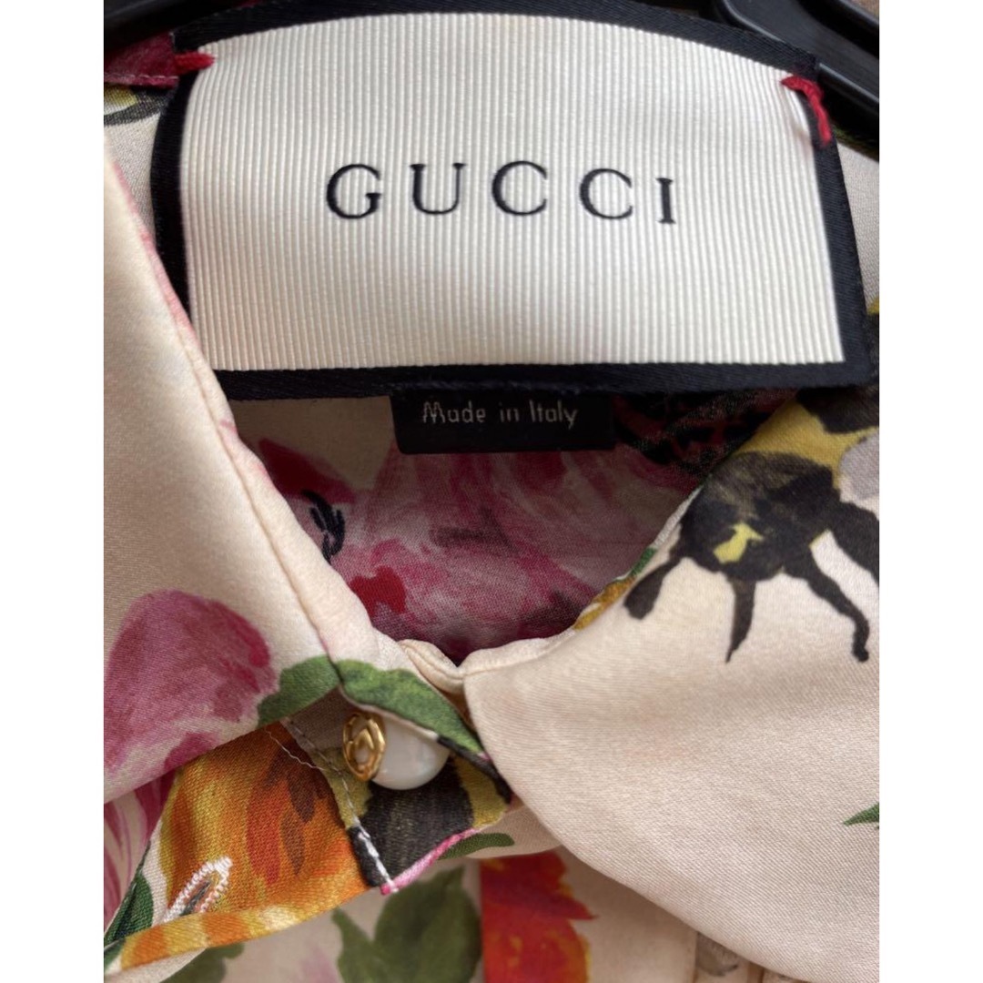 Gucci(グッチ)のGUCCI 花柄ブラウスMS15 レディースのトップス(シャツ/ブラウス(長袖/七分))の商品写真