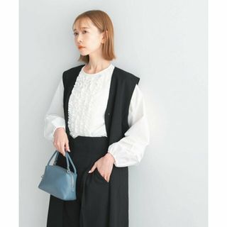 アーバンリサーチロッソ(URBAN RESEARCH ROSSO)の【WHITE】センターフリルブラウス(シャツ/ブラウス(長袖/七分))