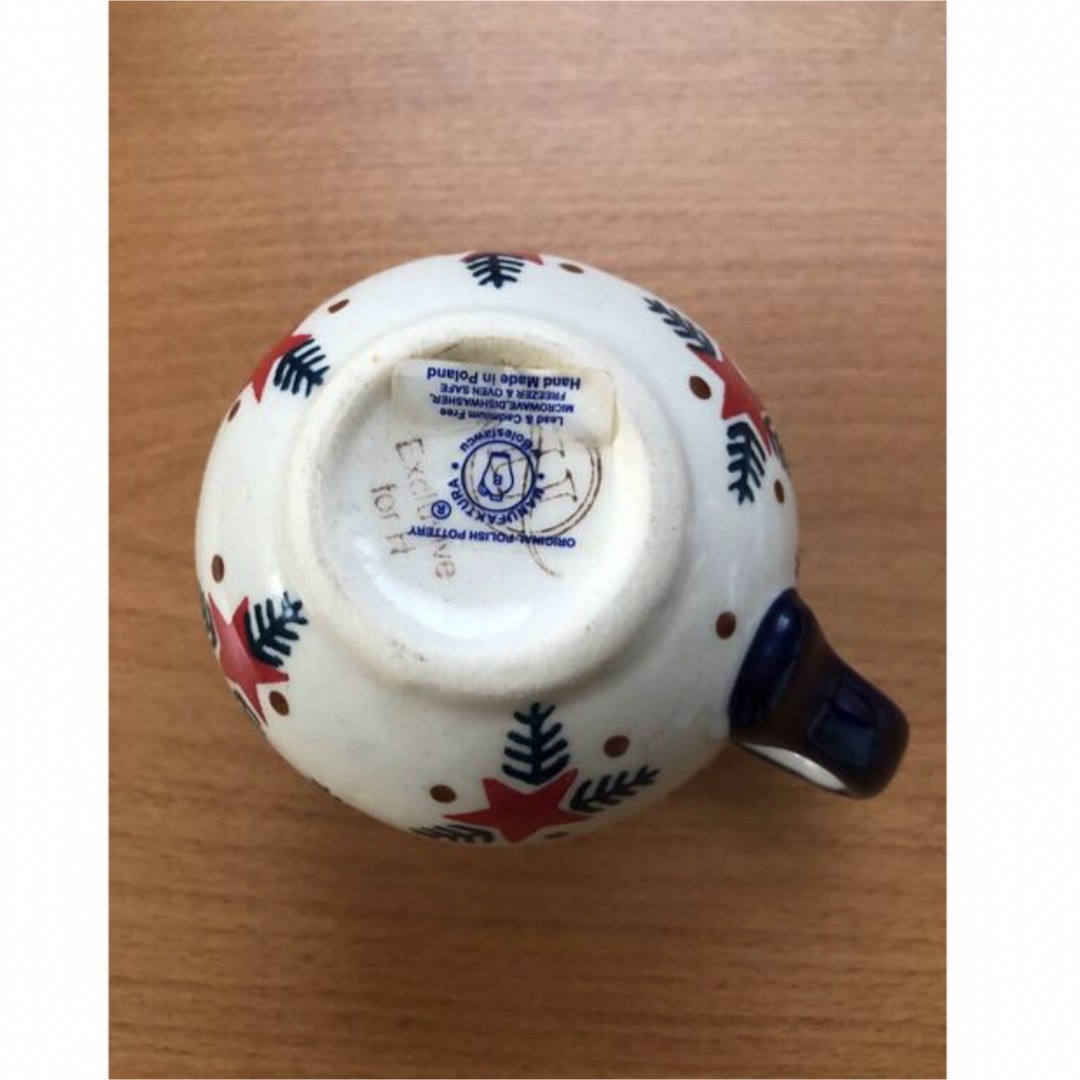 Polish Pottery(ポーリッシュポタリー)のポーリッシュポタリー  マグカップ　2点セット インテリア/住まい/日用品のキッチン/食器(グラス/カップ)の商品写真