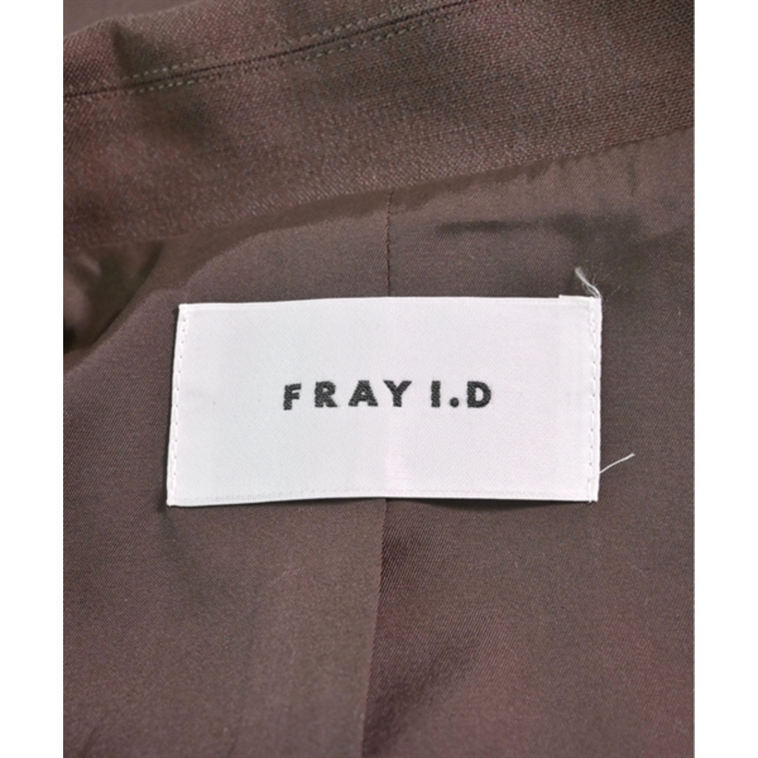FRAY I.D(フレイアイディー)のFRAY I.D フレイアイディー ジャケット 0(S位) 茶 【古着】【中古】 レディースのジャケット/アウター(その他)の商品写真
