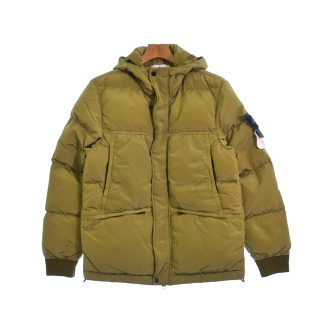 STONE ISLAND(ストーンアイランド)のSTONE ISLAND ダウンジャケット/ダウンベスト S カーキ 【古着】【中古】 メンズのジャケット/アウター(ダウンジャケット)の商品写真