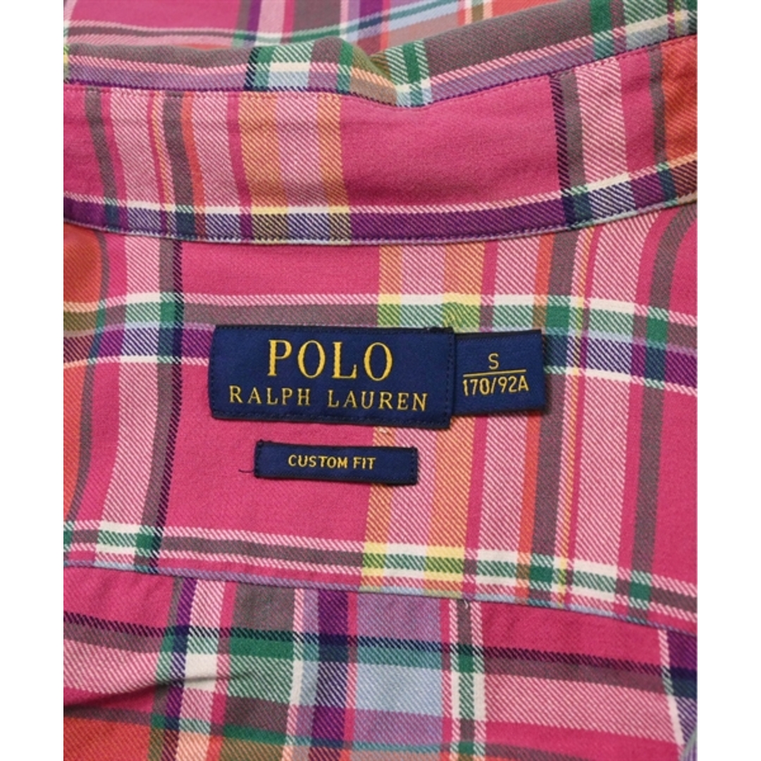 POLO RALPH LAUREN(ポロラルフローレン)のPolo Ralph Lauren カジュアルシャツ S ピンク系(チェック) 【古着】【中古】 メンズのトップス(シャツ)の商品写真