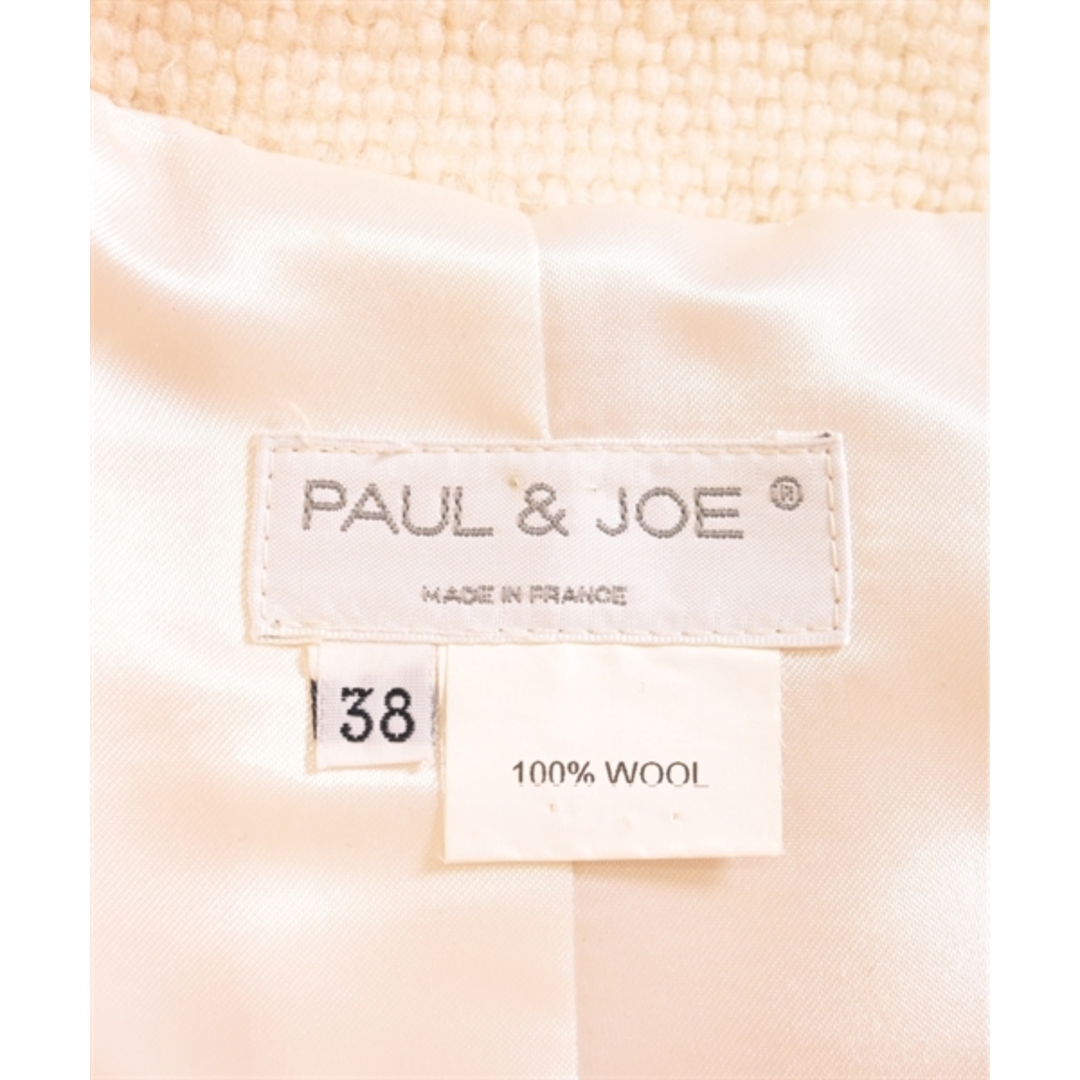 PAUL & JOE(ポールアンドジョー)のPAUL&JOE ポールアンドジョー コート 38(M位) クリーム系 【古着】【中古】 レディースのジャケット/アウター(その他)の商品写真