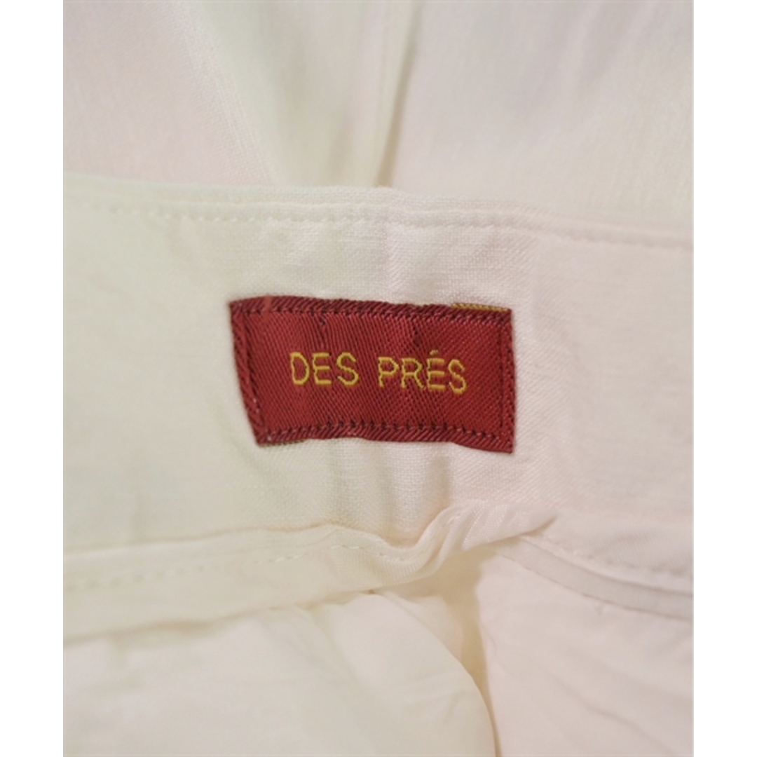 DES PRES(デプレ)のDES PRES デプレ パンツ（その他） 32(XXS位) 白 【古着】【中古】 レディースのパンツ(その他)の商品写真