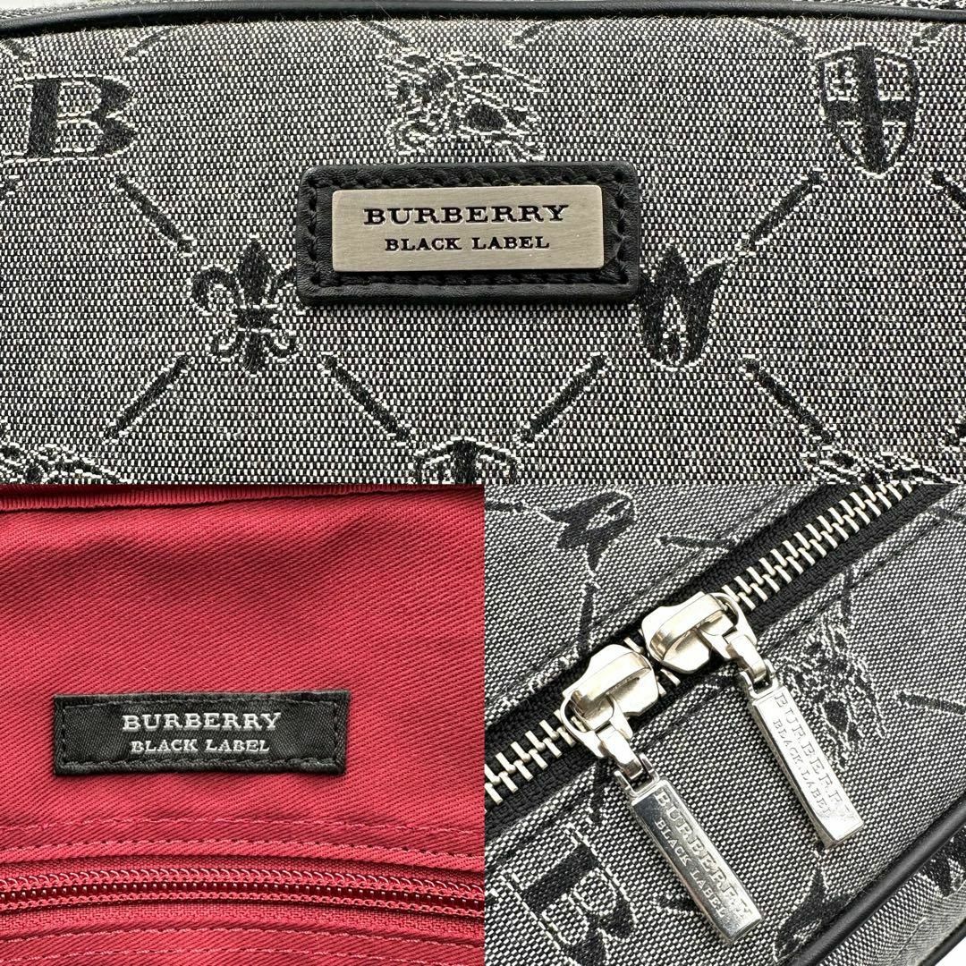 BURBERRY BLACK LABEL(バーバリーブラックレーベル)の《未使用級》BURBERRY メンズ ビジネス モノグラム ボストンバッグ A4 メンズのバッグ(ボストンバッグ)の商品写真