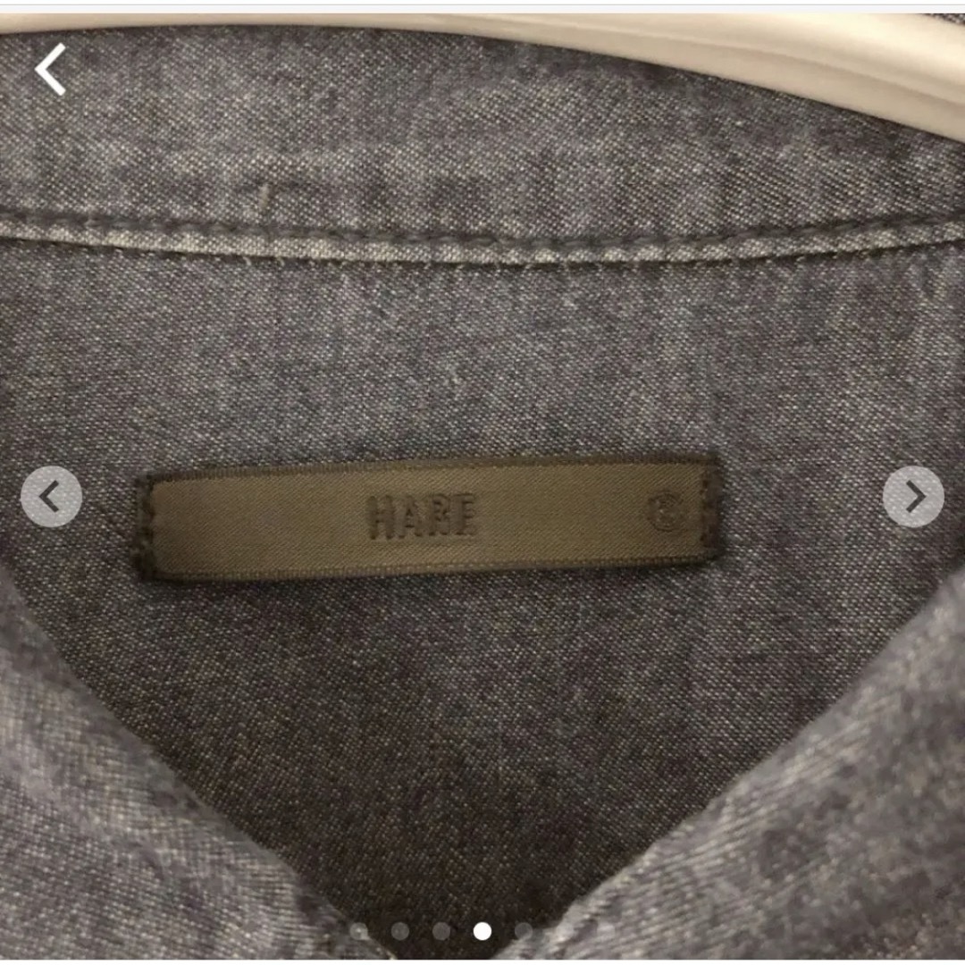 HARE(ハレ)のHARE 長袖シャツ　デニム  Sサイズ　ハレ メンズのトップス(シャツ)の商品写真