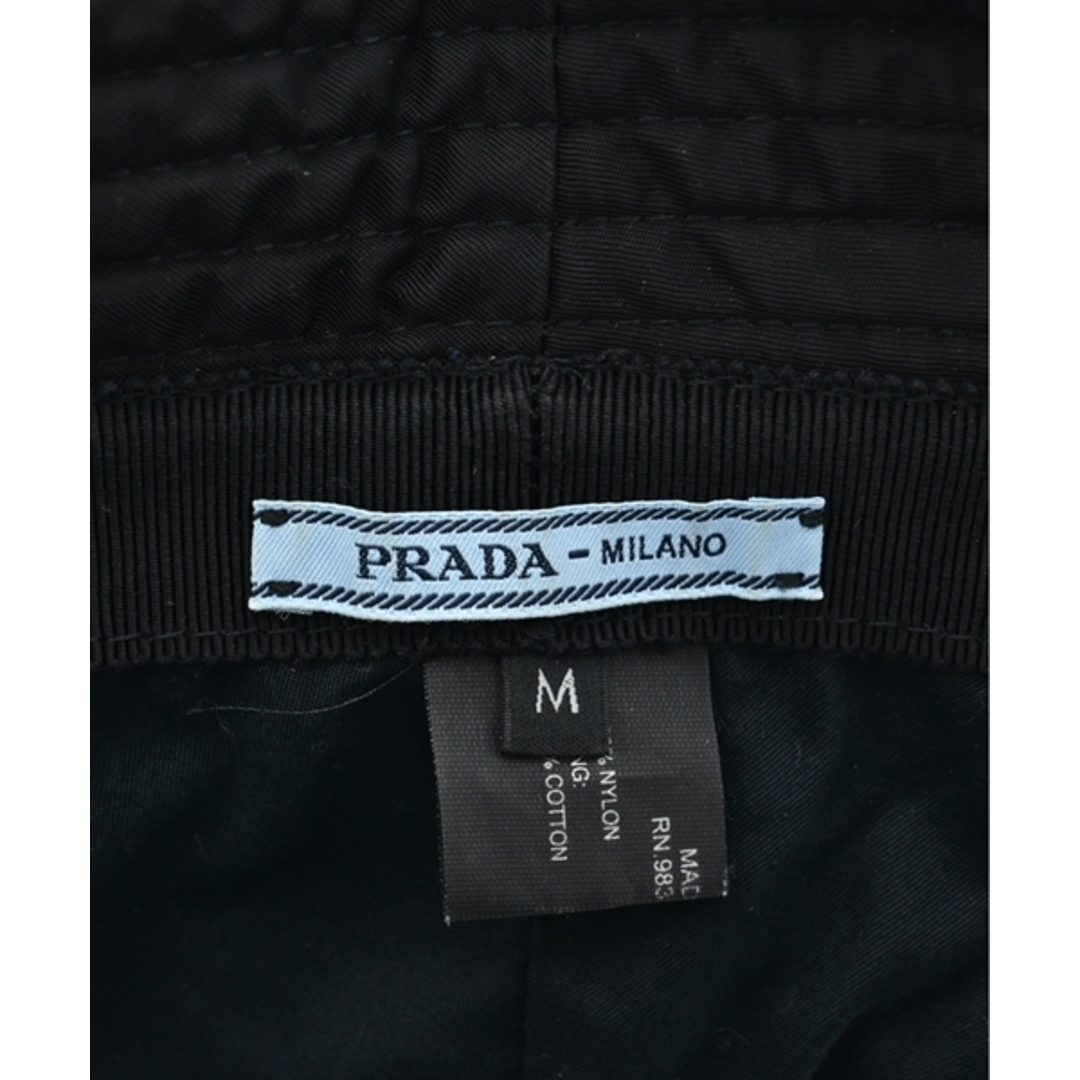 PRADA(プラダ)のPRADA プラダ ハット M 黒 【古着】【中古】 レディースの帽子(ハット)の商品写真