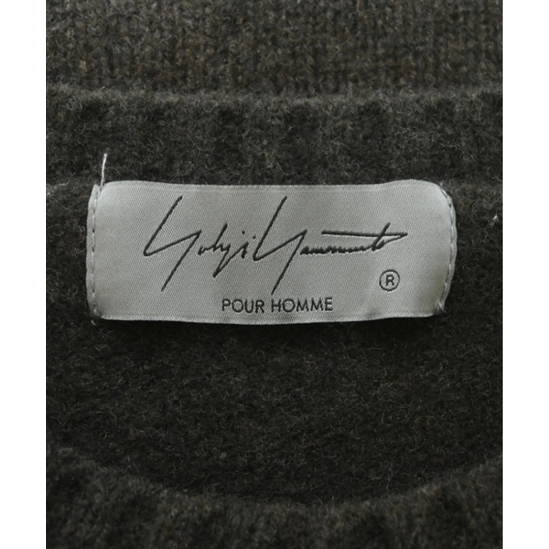 Yohji Yamamoto(ヨウジヤマモト)のYOHJI YAMAMOTO ヨウジヤマモト ニット・セーター 3(M位) 茶 【古着】【中古】 メンズのトップス(ニット/セーター)の商品写真