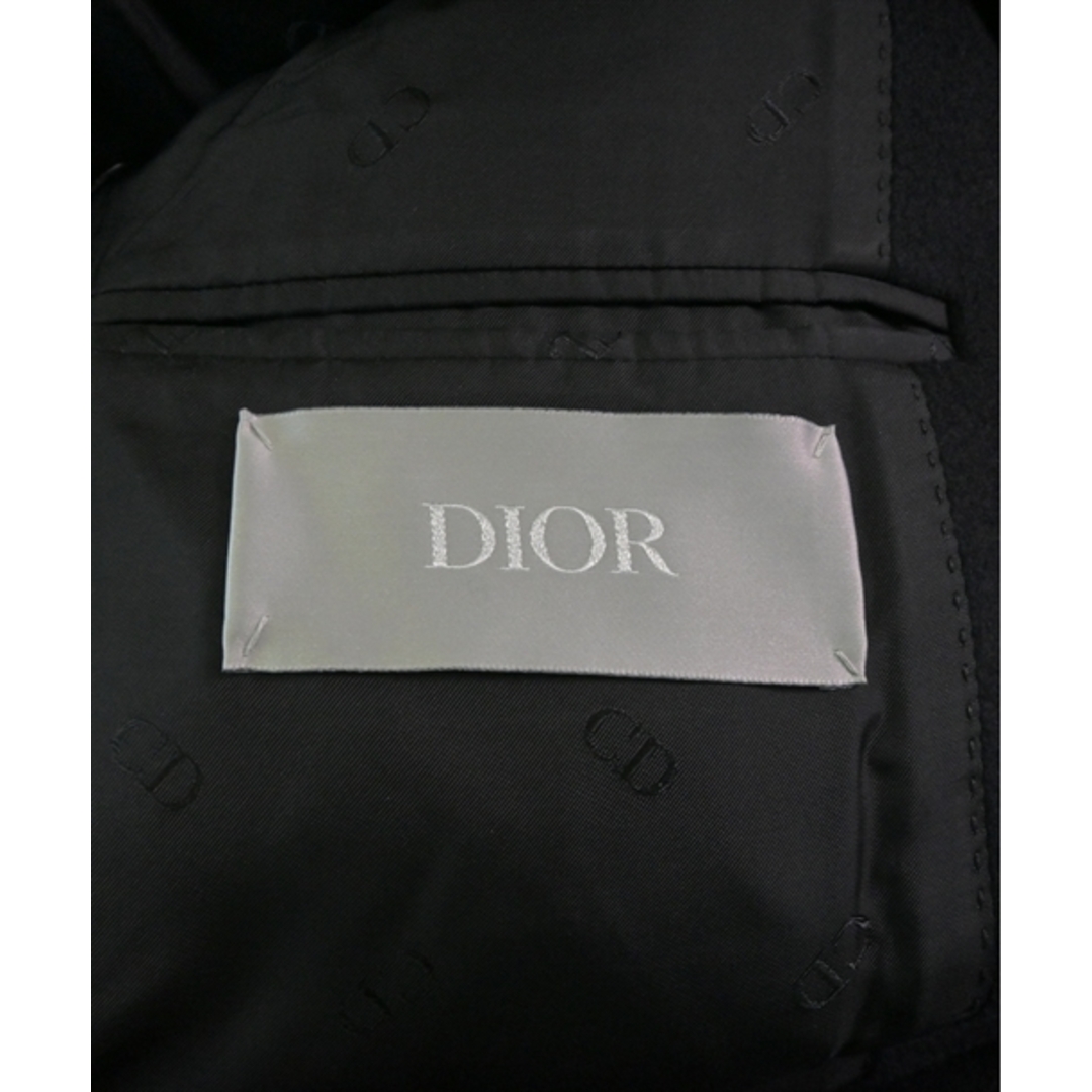 DIOR HOMME(ディオールオム)のDior Homme ディオールオム チェスターコート 46(M位) 黒 【古着】【中古】 メンズのジャケット/アウター(チェスターコート)の商品写真