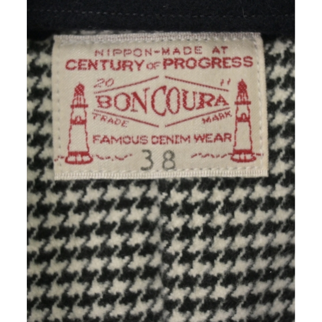 BONCOURA(ボンクラ)のBONCOURA ボンクラ ピーコート 38(M位) 紺 【古着】【中古】 メンズのジャケット/アウター(ピーコート)の商品写真