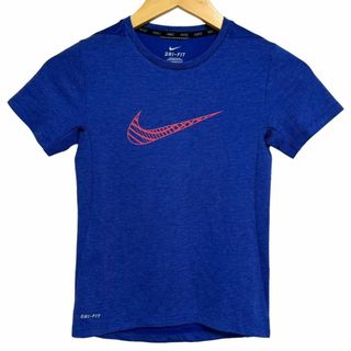 ナイキ(NIKE)のNIKE ナイキ DRI-FIT Tシャツ スポーツウェア ブルー ブランド(Tシャツ(半袖/袖なし))