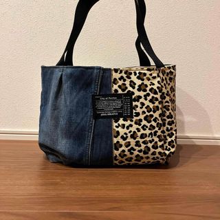 Leopard×DenimRemake Balloon Bag(バッグ)