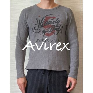 アヴィレックス(AVIREX)の【Avirex】Long T-Shirt /M(Tシャツ/カットソー(七分/長袖))