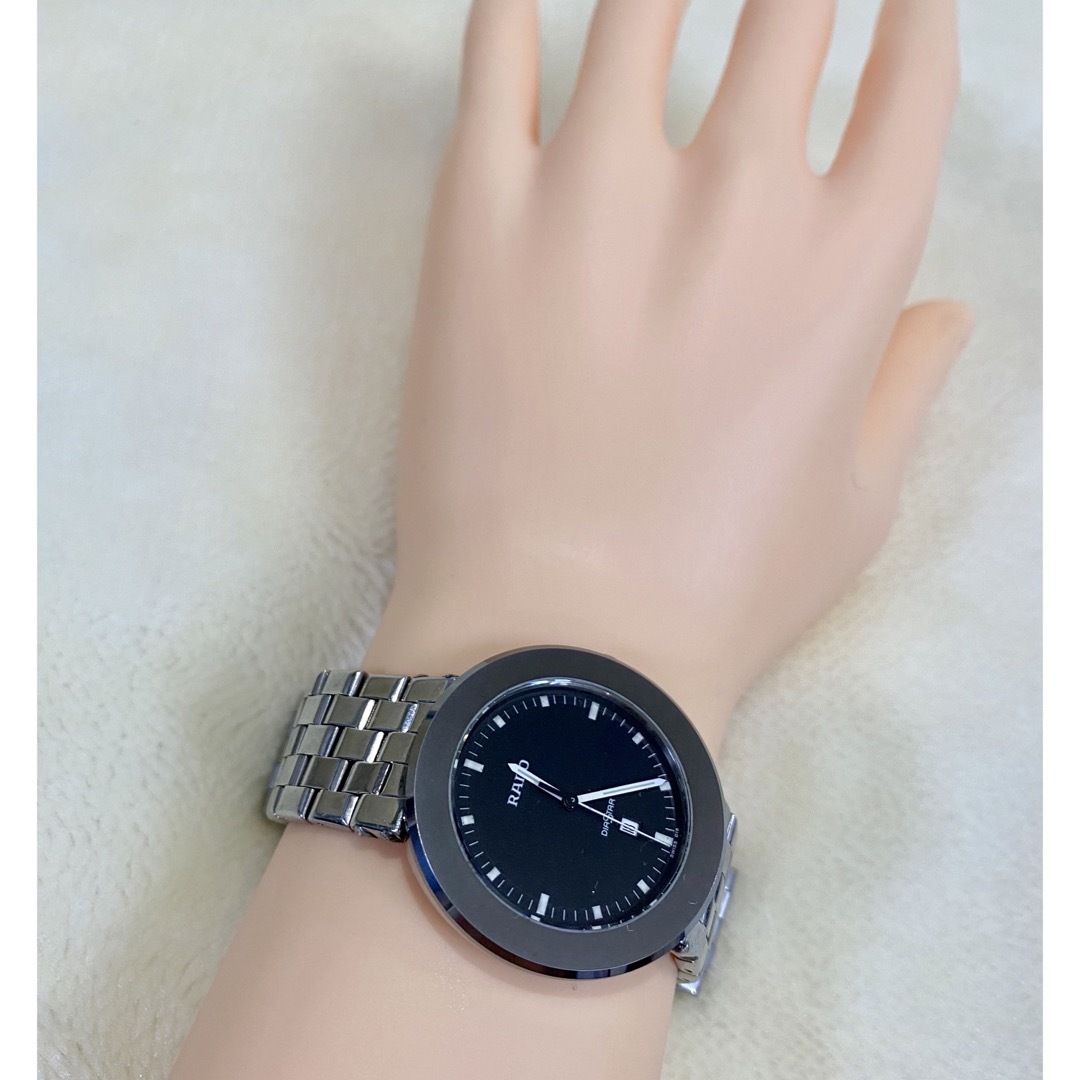 RADO(ラドー)のRADO ラドー ダイヤスター クォーツ デイト 3針 アナログ ラウンド SS メンズの時計(腕時計(アナログ))の商品写真
