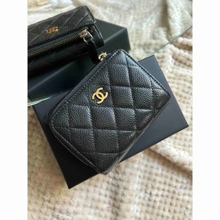 CHANEL 10番台 ココボタン 3つ折り財布■10hk190819984