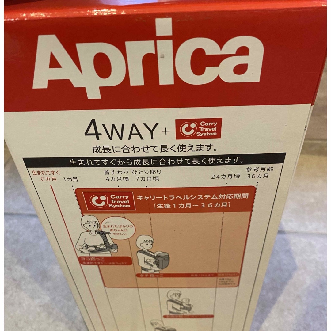 Aprica(アップリカ)のアップリカ 抱っこ紐 美品 キッズ/ベビー/マタニティの外出/移動用品(抱っこひも/おんぶひも)の商品写真