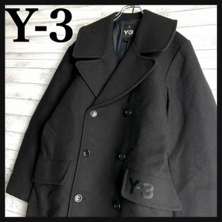 ワイスリー(Y-3)の8349【即完売モデル】Y-3☆ワンポイント刺繍ロゴ肉厚チェスターコート　美品(チェスターコート)