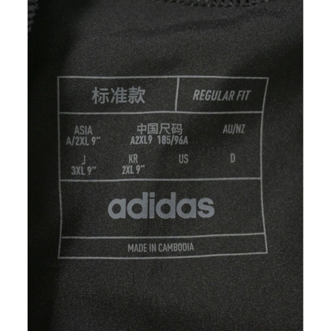 adidas(アディダス)のadidas アディダス ショートパンツ 2XL(XXL位) 黒 【古着】【中古】 メンズのパンツ(ショートパンツ)の商品写真