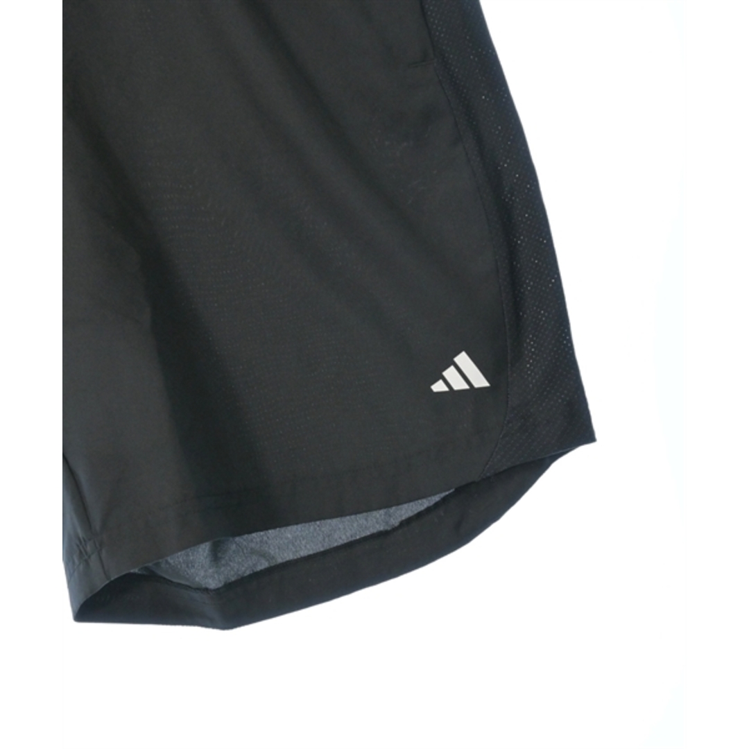 adidas(アディダス)のadidas アディダス ショートパンツ 2XL(XXL位) 黒 【古着】【中古】 メンズのパンツ(ショートパンツ)の商品写真