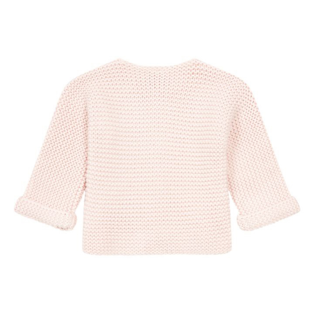 PETIT BATEAU(プチバトー)のプチバトー　ニットジャケット  カーディガン　羽織り　ニットカーディガン　 キッズ/ベビー/マタニティのベビー服(~85cm)(ジャケット/コート)の商品写真