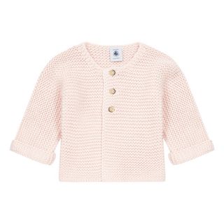 プチバトー(PETIT BATEAU)のプチバトー　ニットジャケット  カーディガン　羽織り　ニットカーディガン　(ジャケット/コート)