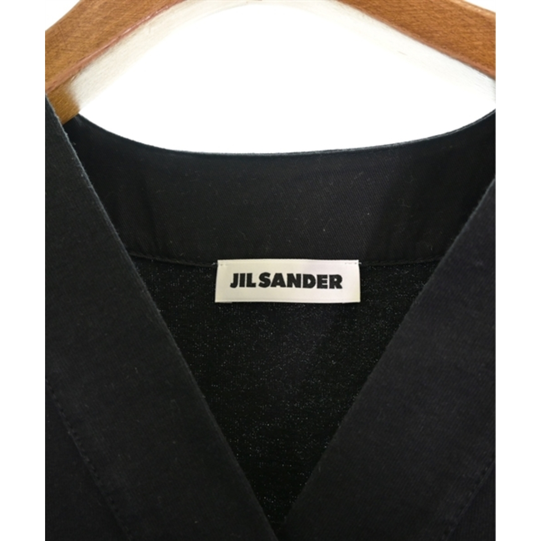 Jil Sander(ジルサンダー)のJIL SANDER ジルサンダー ワンピース XS 黒 【古着】【中古】 レディースのワンピース(ひざ丈ワンピース)の商品写真