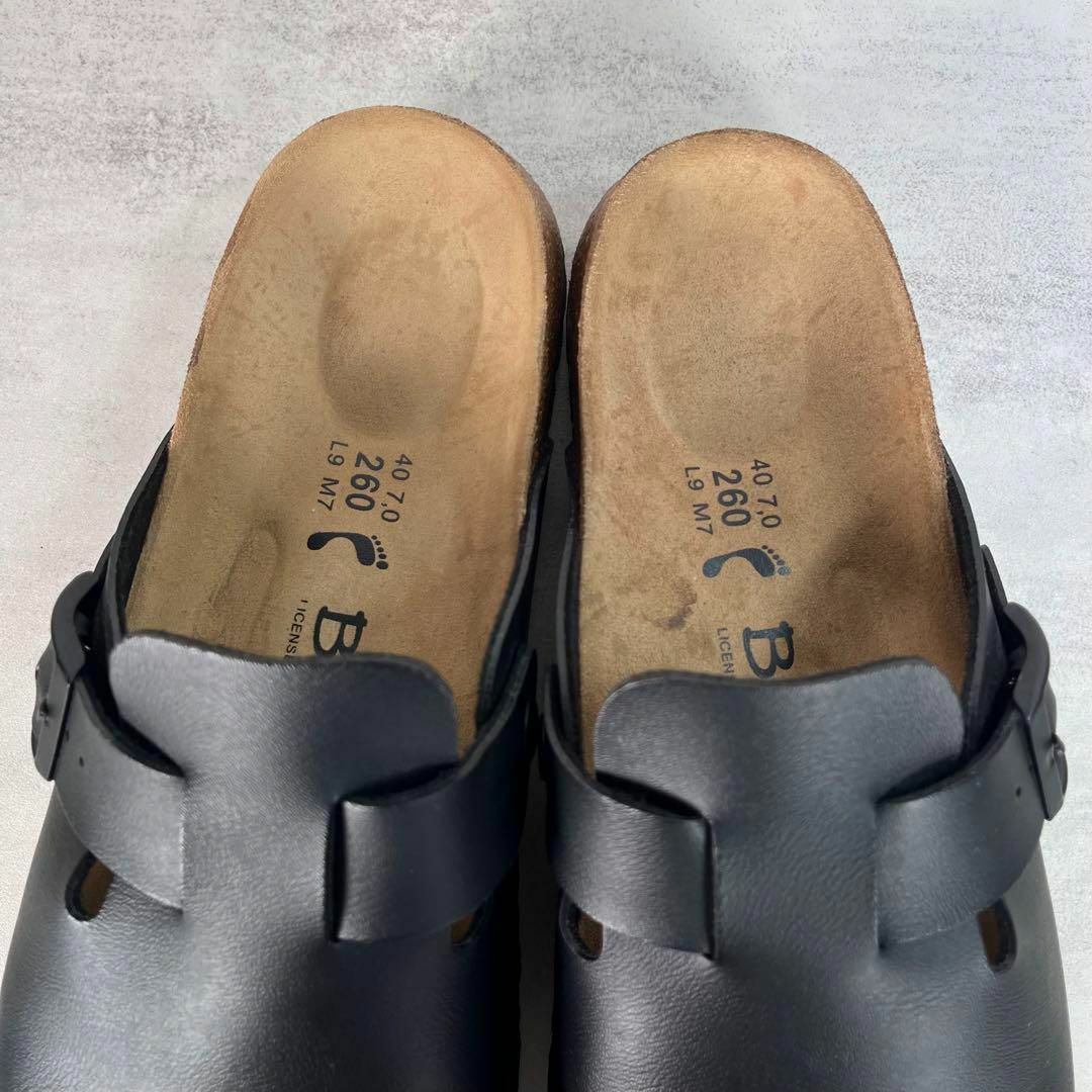 BIRKENSTOCK(ビルケンシュトック)の【極美品】ビルケンシュトック ベチュラ　ボストン サンダル　レザー　ブラック　黒 メンズの靴/シューズ(サンダル)の商品写真