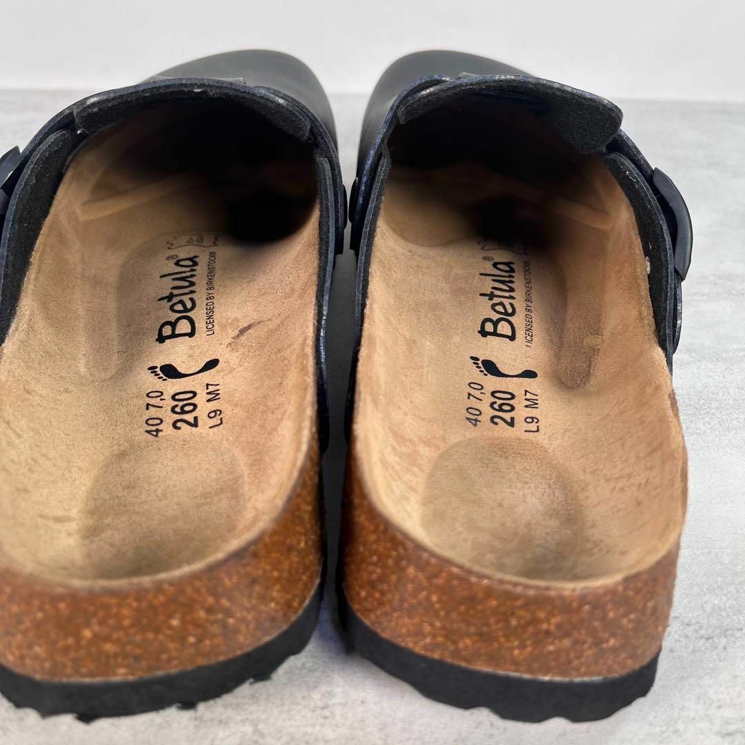 BIRKENSTOCK(ビルケンシュトック)の【極美品】ビルケンシュトック ベチュラ　ボストン サンダル　レザー　ブラック　黒 メンズの靴/シューズ(サンダル)の商品写真