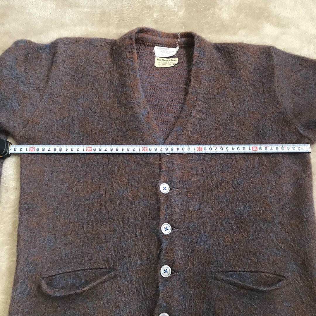 VINTAGE - 60s Vintage lord jeff シャギー モヘア カーディガン VINTAGE - 60s Vintage lord jeff シャギー モヘア カーディガン