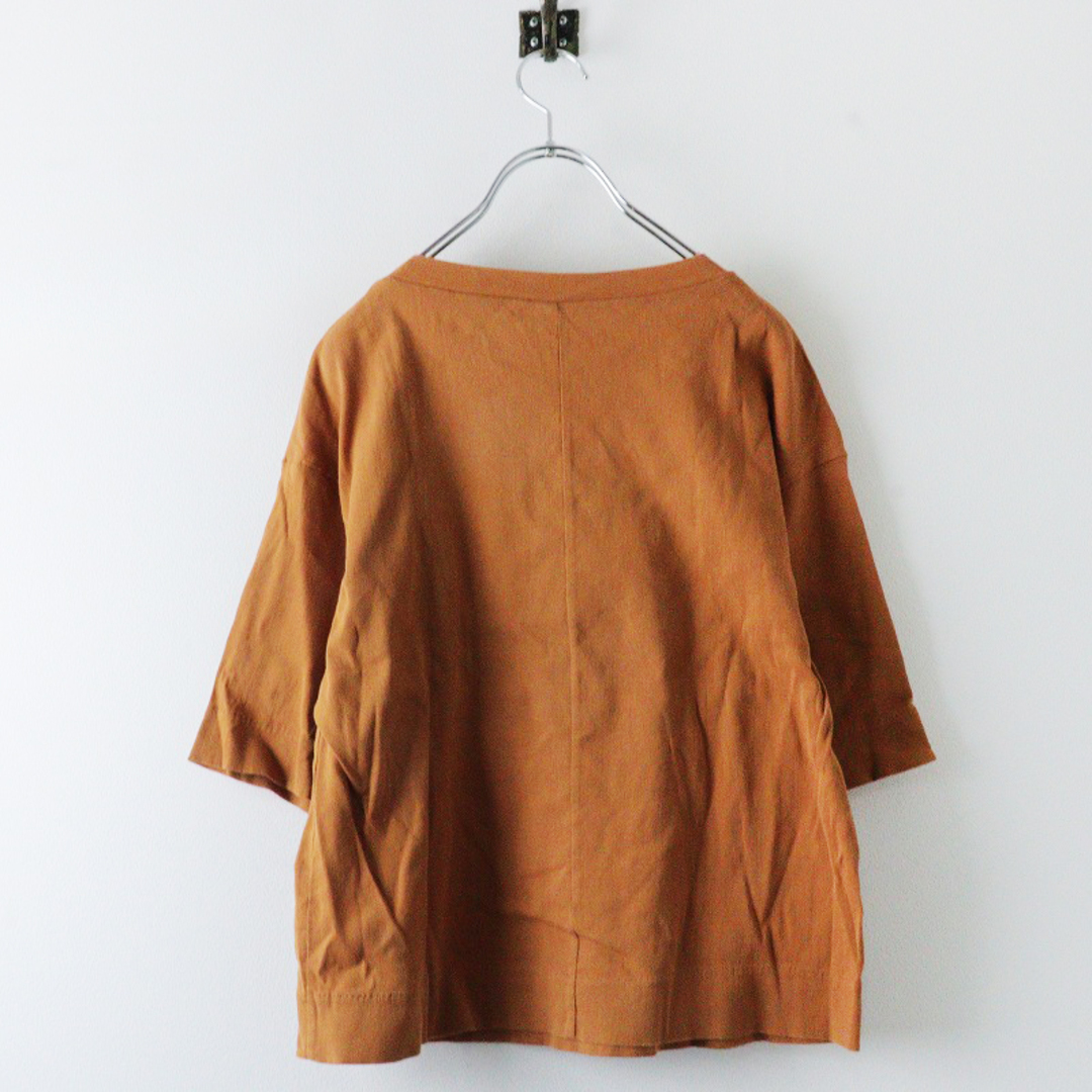 ビワコットン BIWACOTTON ビッグTEE 1/ブラウン Tシャツ 半袖 カットソー【2400013704670】 レディースのトップス(カットソー(長袖/七分))の商品写真