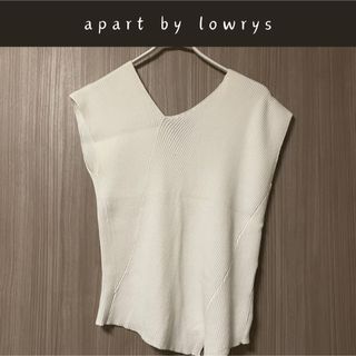 アパートバイローリーズ(apart by lowrys)のアパートバイローリーズ　ノースリーブ　ニット(カットソー(半袖/袖なし))