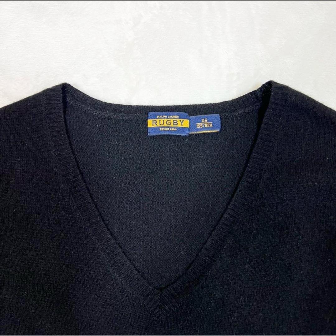 Ralph Lauren(ラルフローレン)の美品✨ RALPH LAUREN RUGBY カシミヤ100% Vネックニット メンズのトップス(ニット/セーター)の商品写真