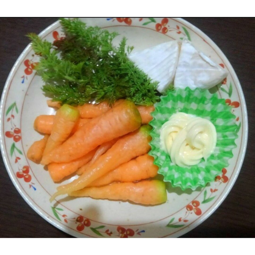 自然農法　交雑した人参の種 食品/飲料/酒の食品(野菜)の商品写真