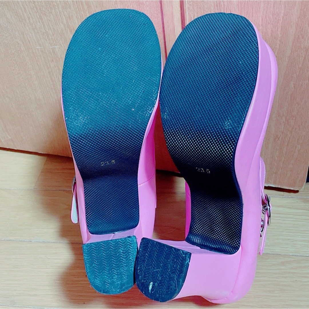 BODYLINE(ボディライン)のパンプス 厚底 コスプレ ピンク ロリータ レディースの靴/シューズ(ローファー/革靴)の商品写真