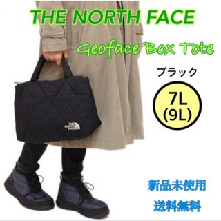 ザノースフェイス(THE NORTH FACE)のノースフェイス ジオフェイスボックストート ブラック 新品 タグ付き(トートバッグ)