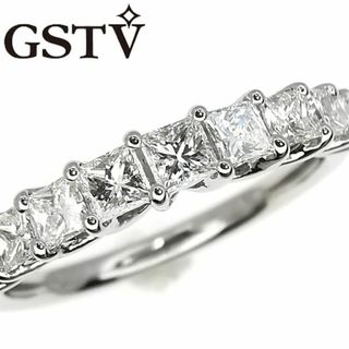 GSTV Pt950 プリンセスカット ダイヤモンド リング 0.60ct(リング(指輪))