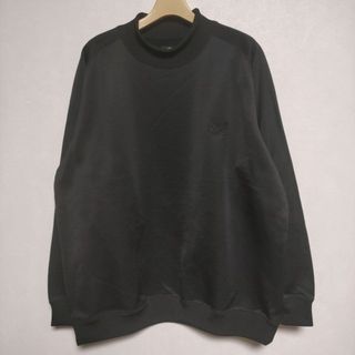 ニードルス(Needles)のNeedles L/S Mock Neck Tee - C/PE Bright Jersey NS258 カットソー モックネック スウェット ブラック メンズ ニードルス【中古】4-0122M∞(スウェット)