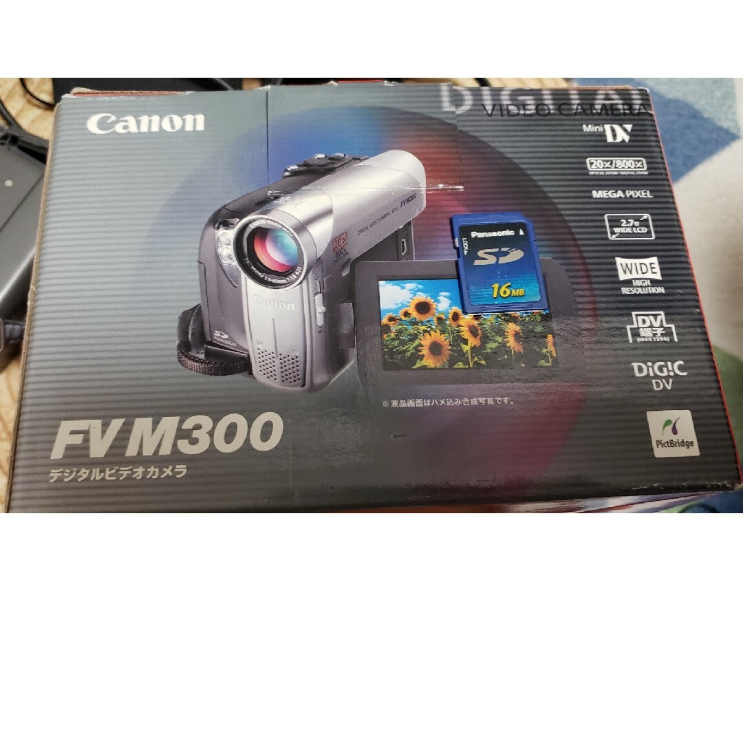 Canon - デジタル キャノン Canon FV M300 20x ビデオカメラ おまけ付